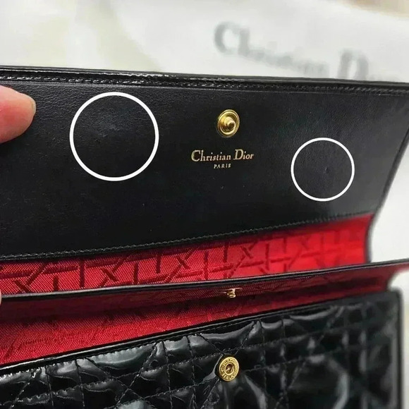 Dior Black Quilted Patent Leather Porte  Monnaie - Picture 17 of 17